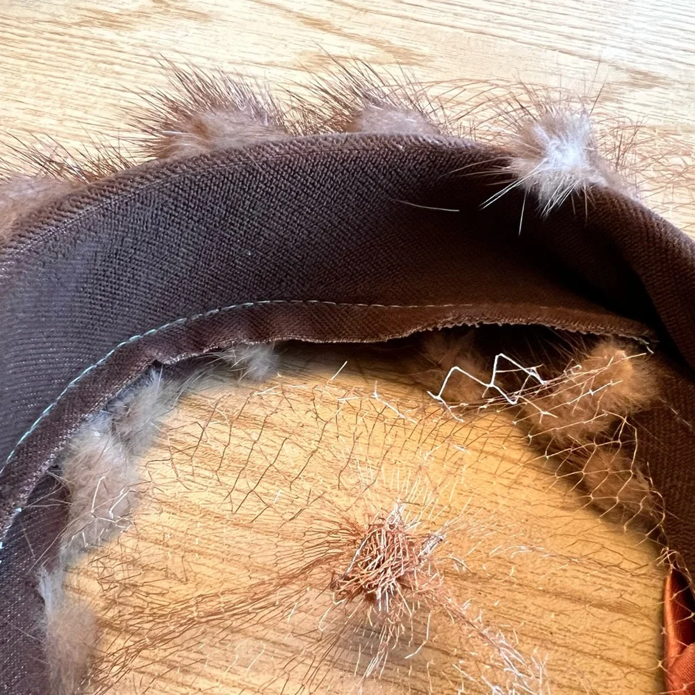 Vintage Mink Hat / Headpiece - Picture 9 of 10
